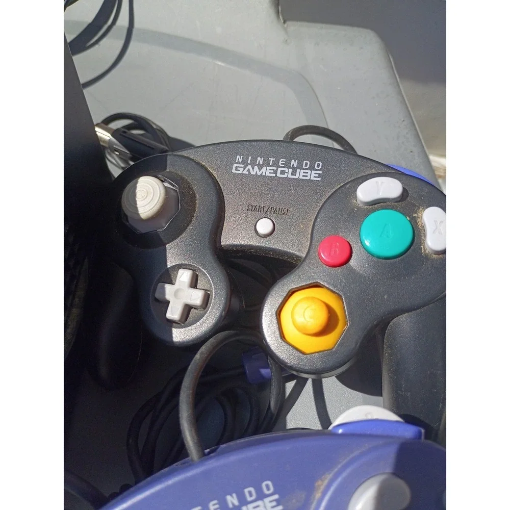 Nintendo GameCube DOL-101 HDMI Black Extra Controller, Memory Card- Tested Works